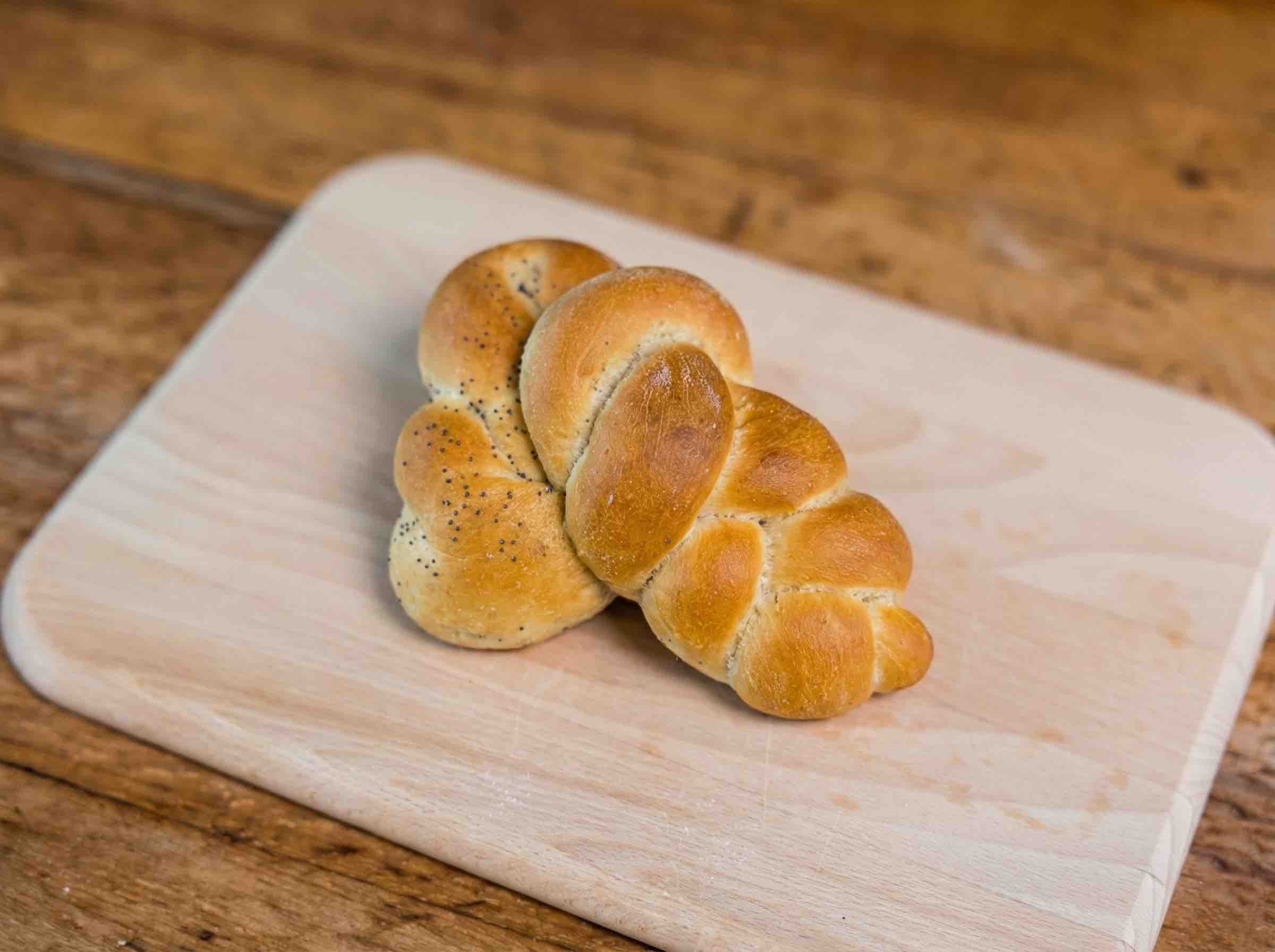 Pletená houska - sádlová 85g